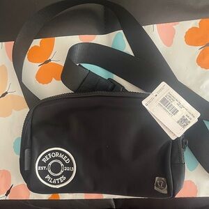 Lululemon extra large belt bag, black Reformed Pilates Black Crossbody Bag RARE